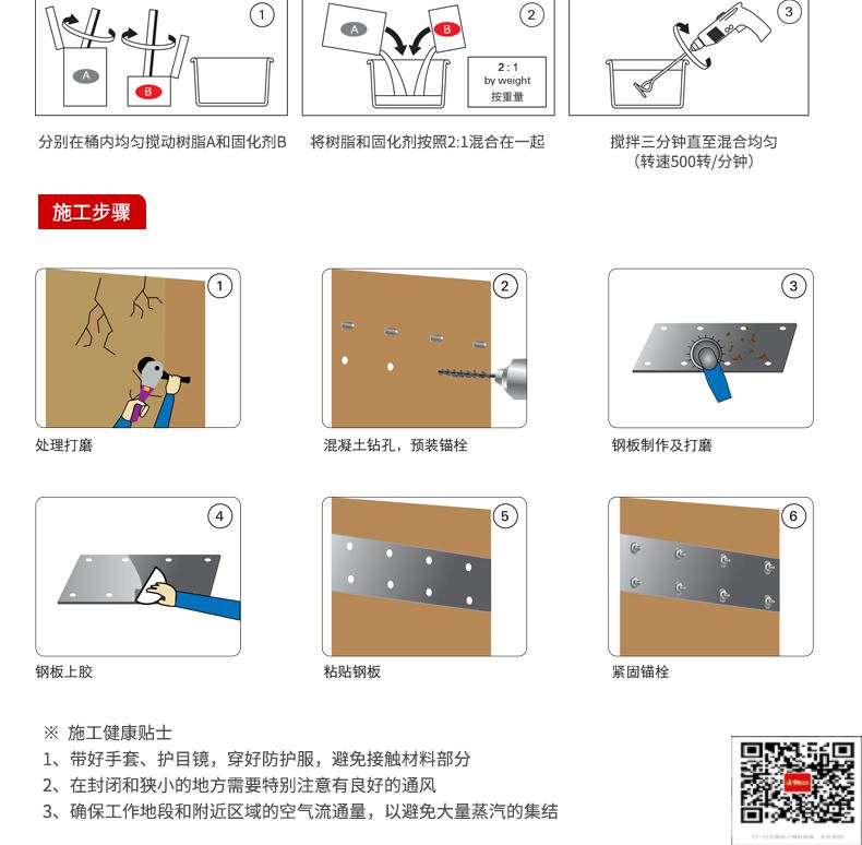 包钢浚县粘钢加固施工过程